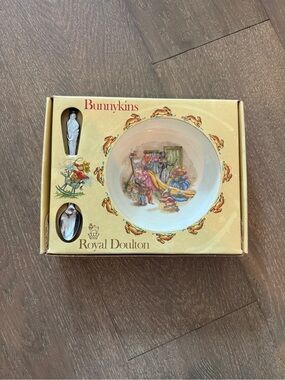 Vintage Royal Doulton Bunnykins Kids Bowl & spoon Set